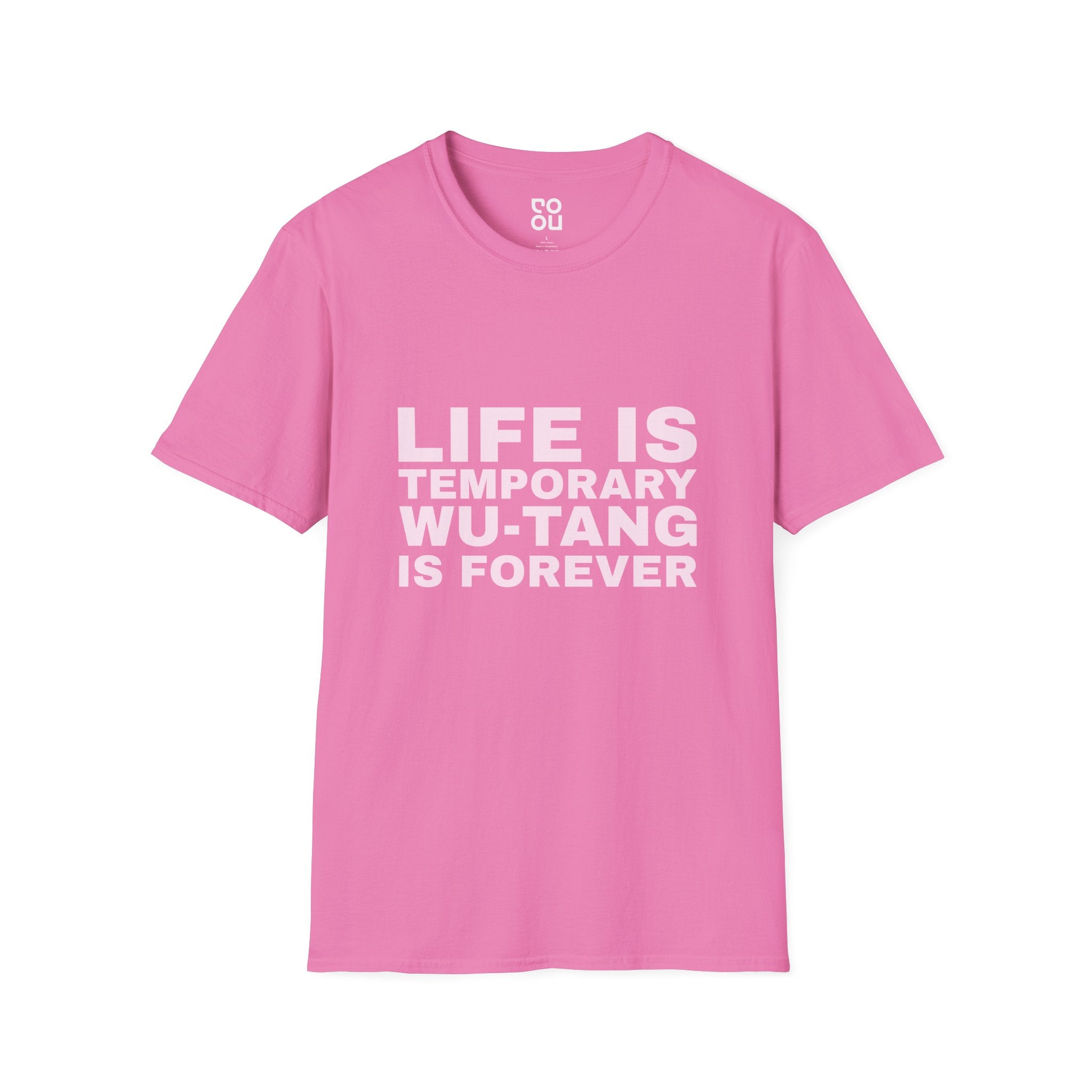 Life Is Temporary Wu-Tang Is Forever Funny Best Sarcastic Men's/Unisex T-Shirt