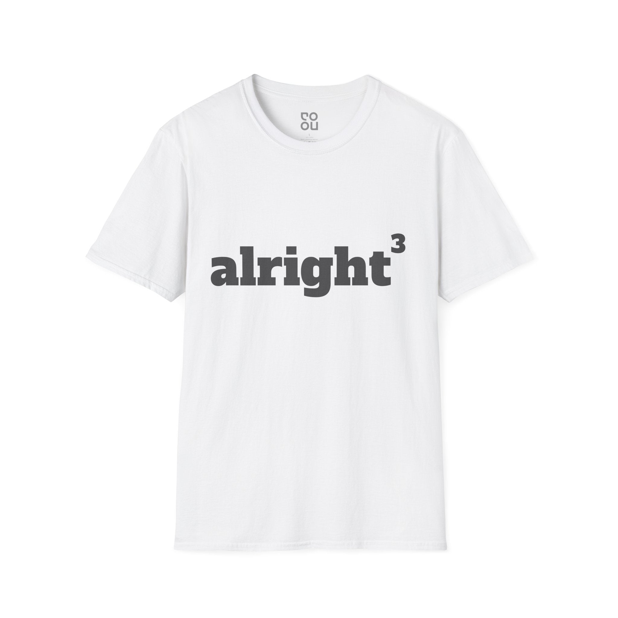 Alright³ Cubed Funny Movie Men's/Unisex T-Shirt