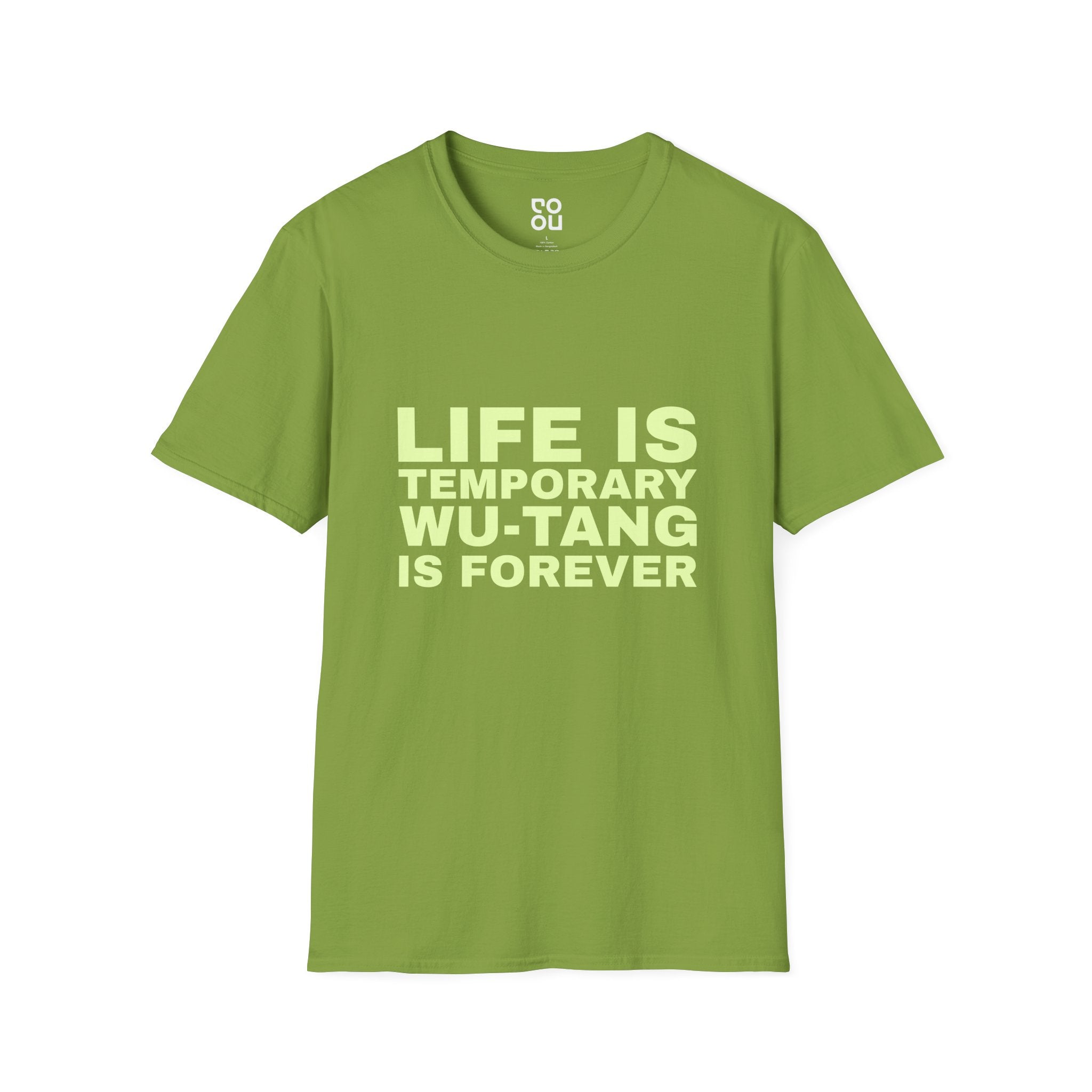 Life Is Temporary Wu-Tang Is Forever Funny Best Sarcastic Men's/Unisex T-Shirt