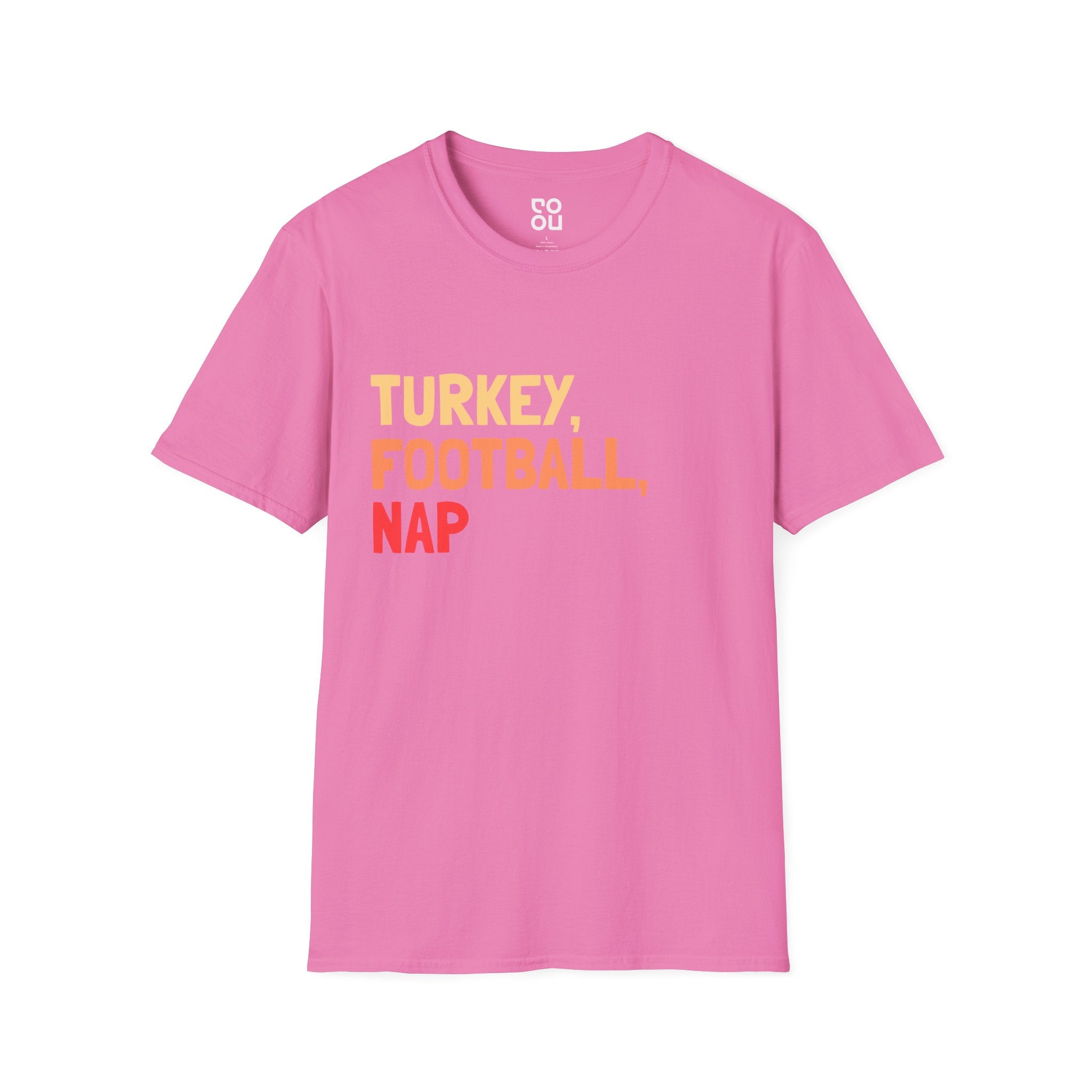 Turkey, Football, Nap Humor Funny Thanksgiving Best Men's/Unisex T-Shirt