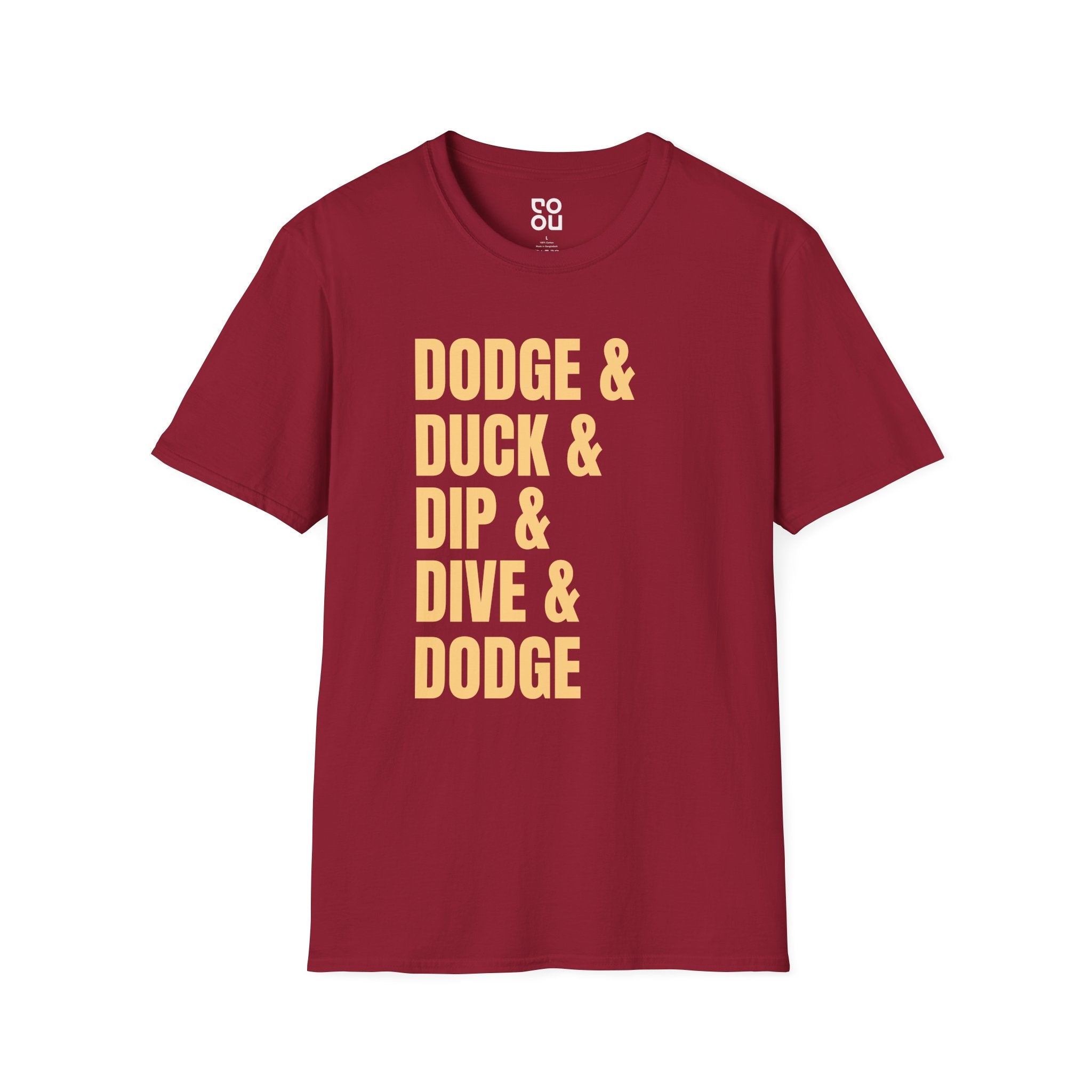 5 D's of Dodgeball Funny Men's/Unisex T-Shirt