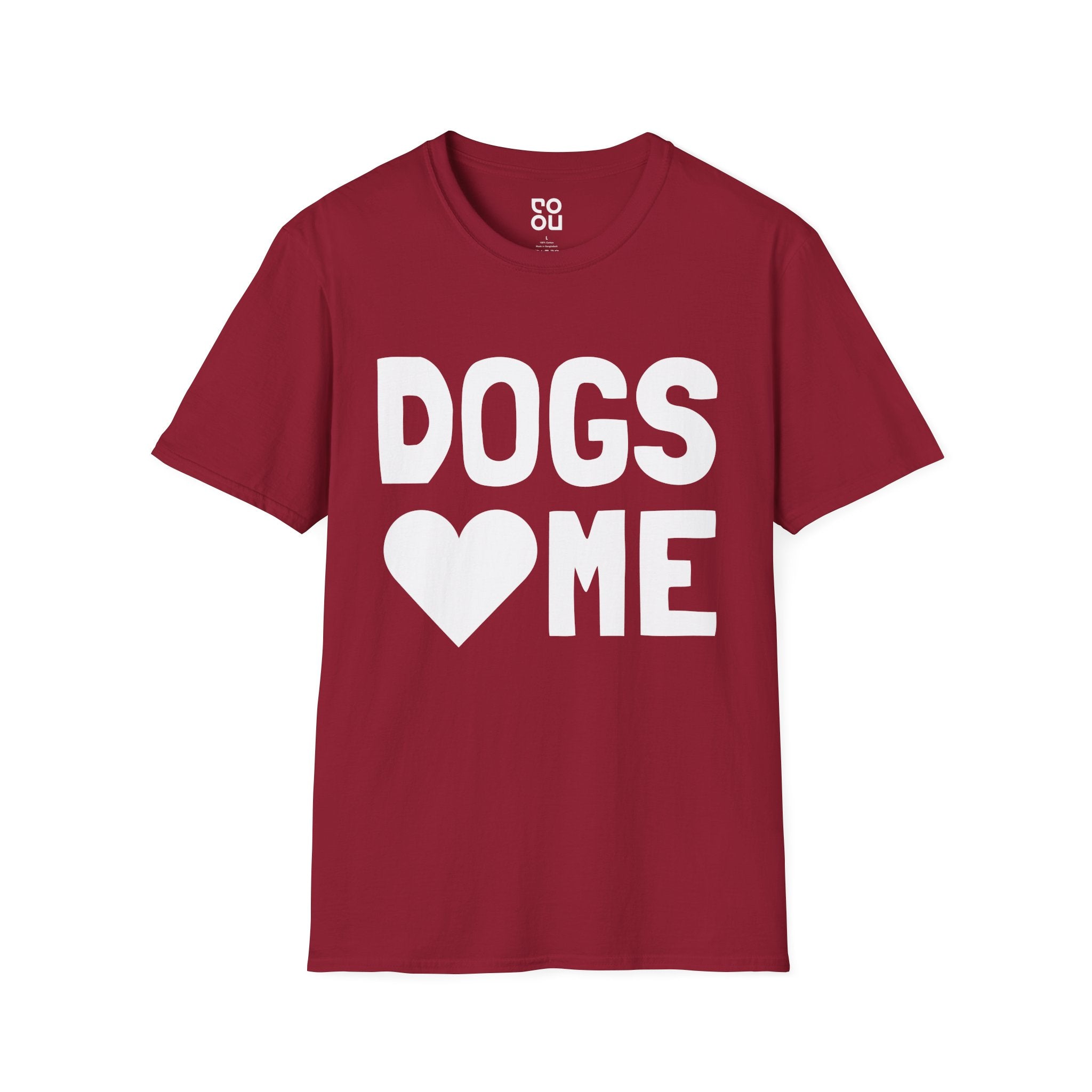 Dogs Love Me Funny Animals Novelty Sarcastic Men's/Unisex T-Shirt