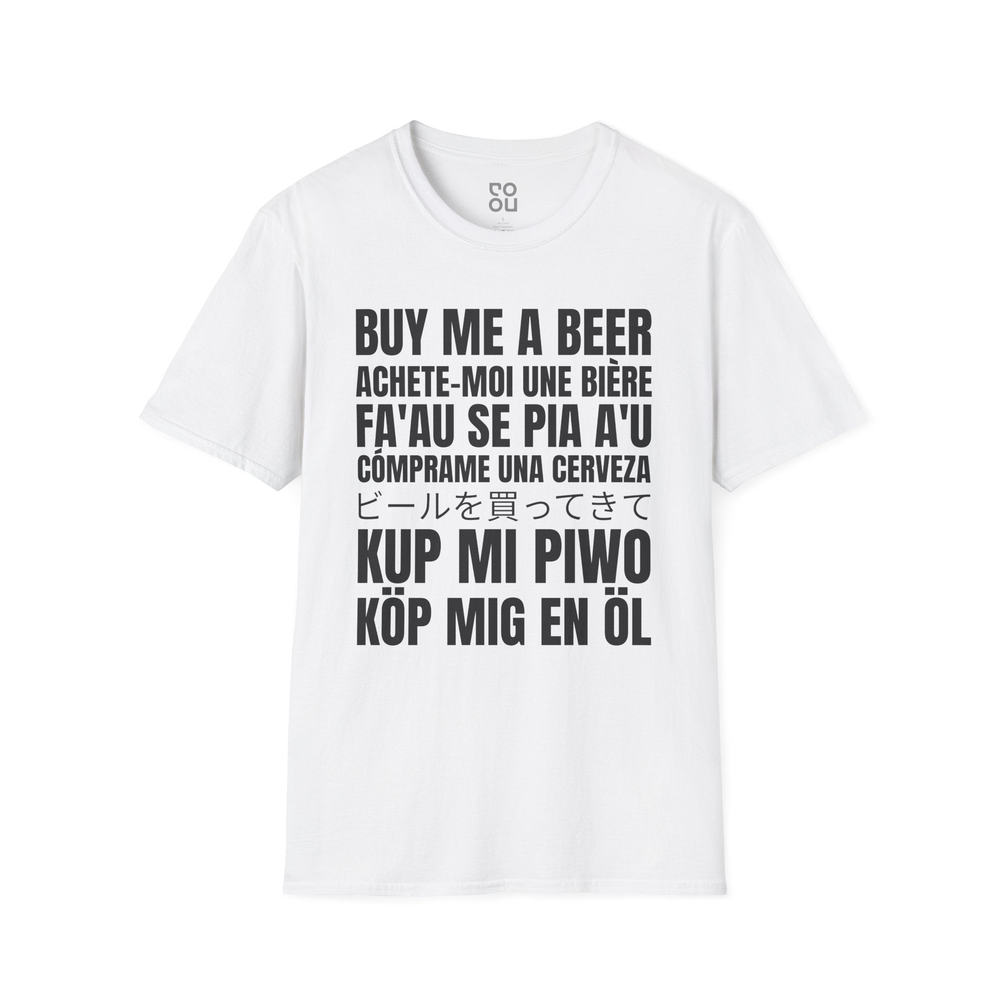 Just Buy Me A Beer! Humor Novelty Sarcastic Men's/Unisex T-Shirt