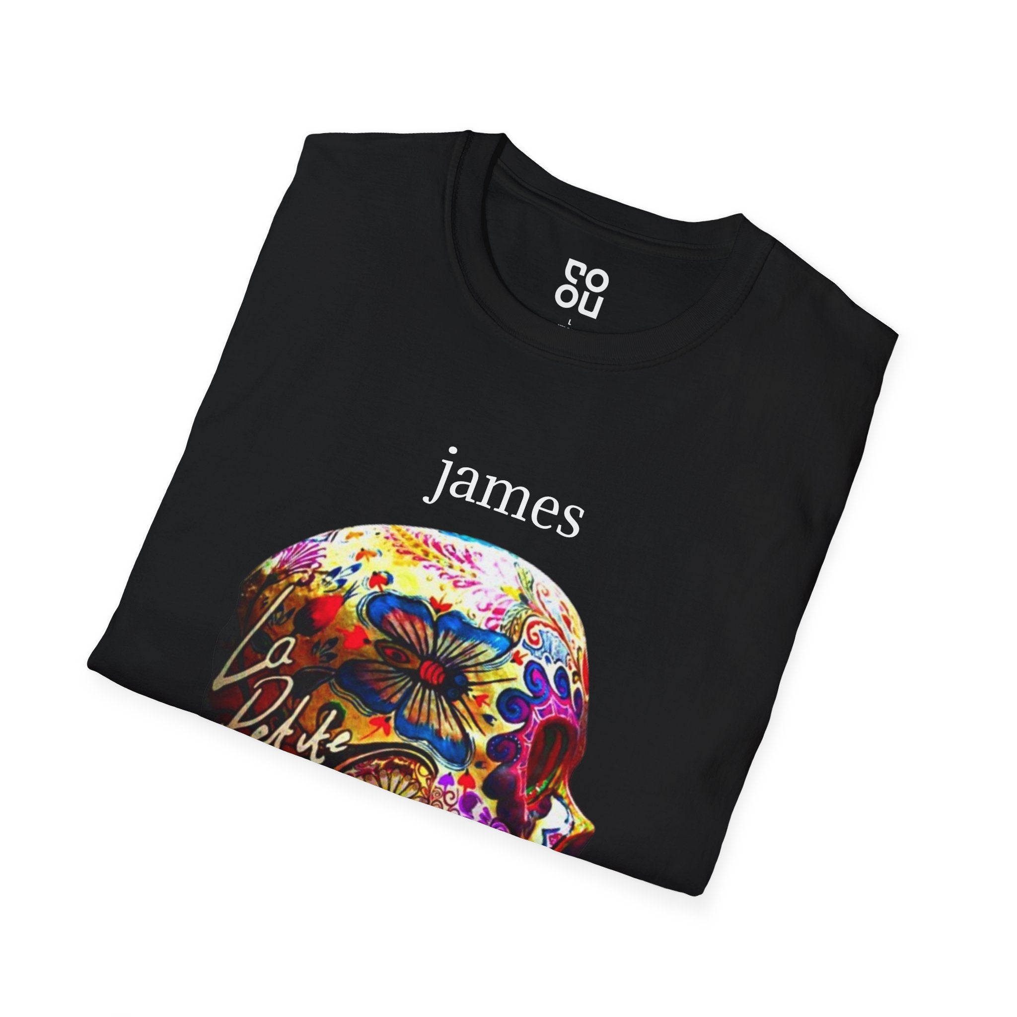 La Petite Mort James Album on Black Tee