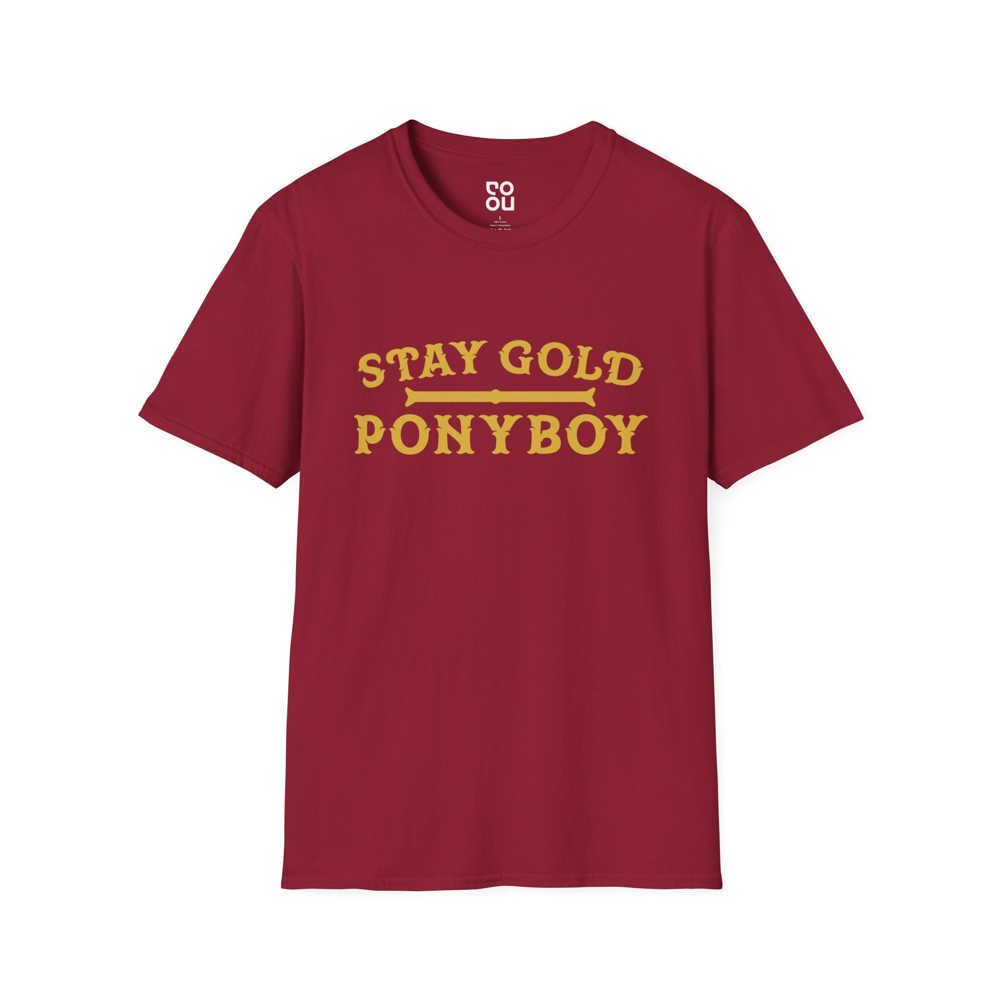 Stay Gold Ponyboy Funny Novelty Sarcastic Men's/Unisex T-Shirt