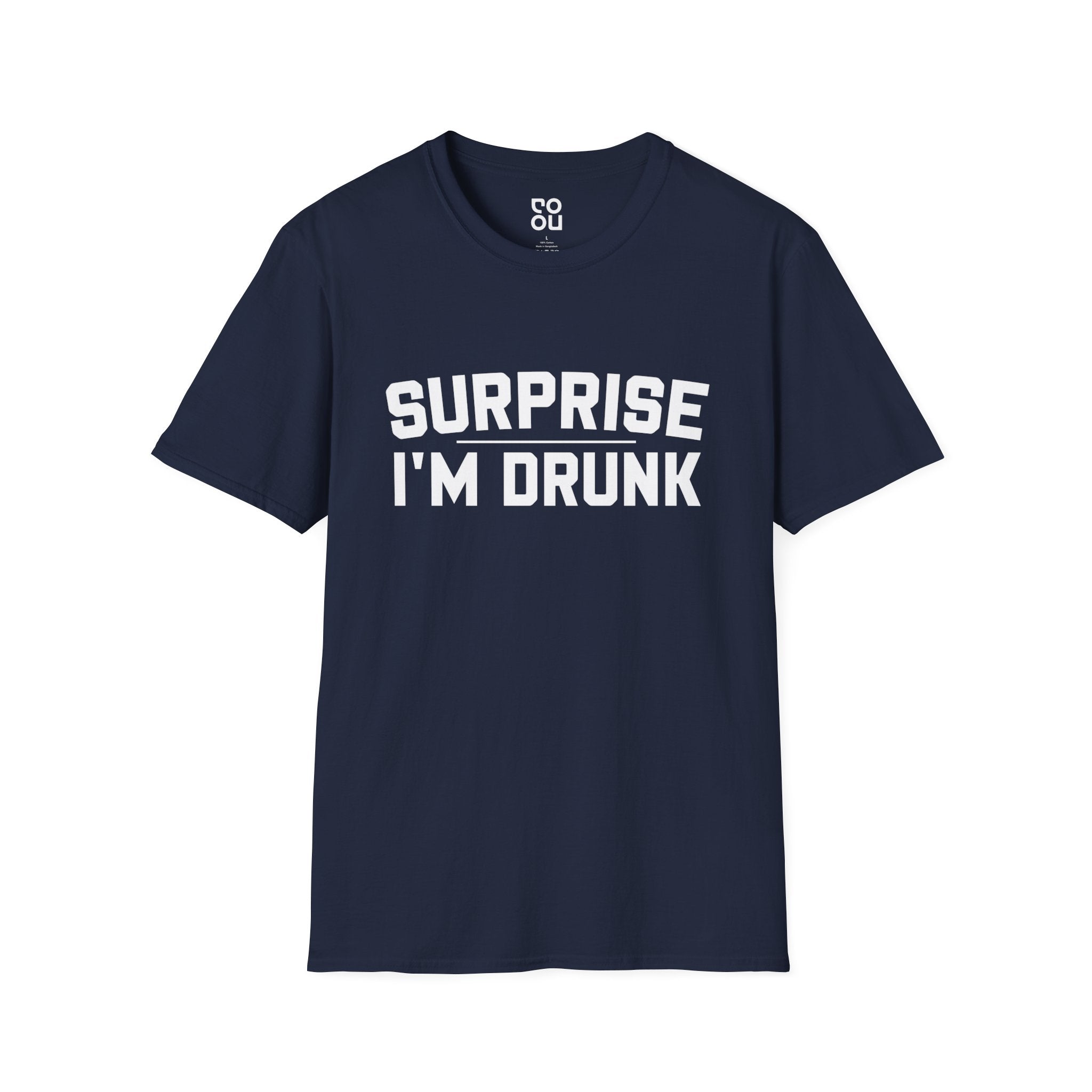 Surprise I'm Drunk Humor Funny Best Sarcastic Men's/Unisex T-Shirt