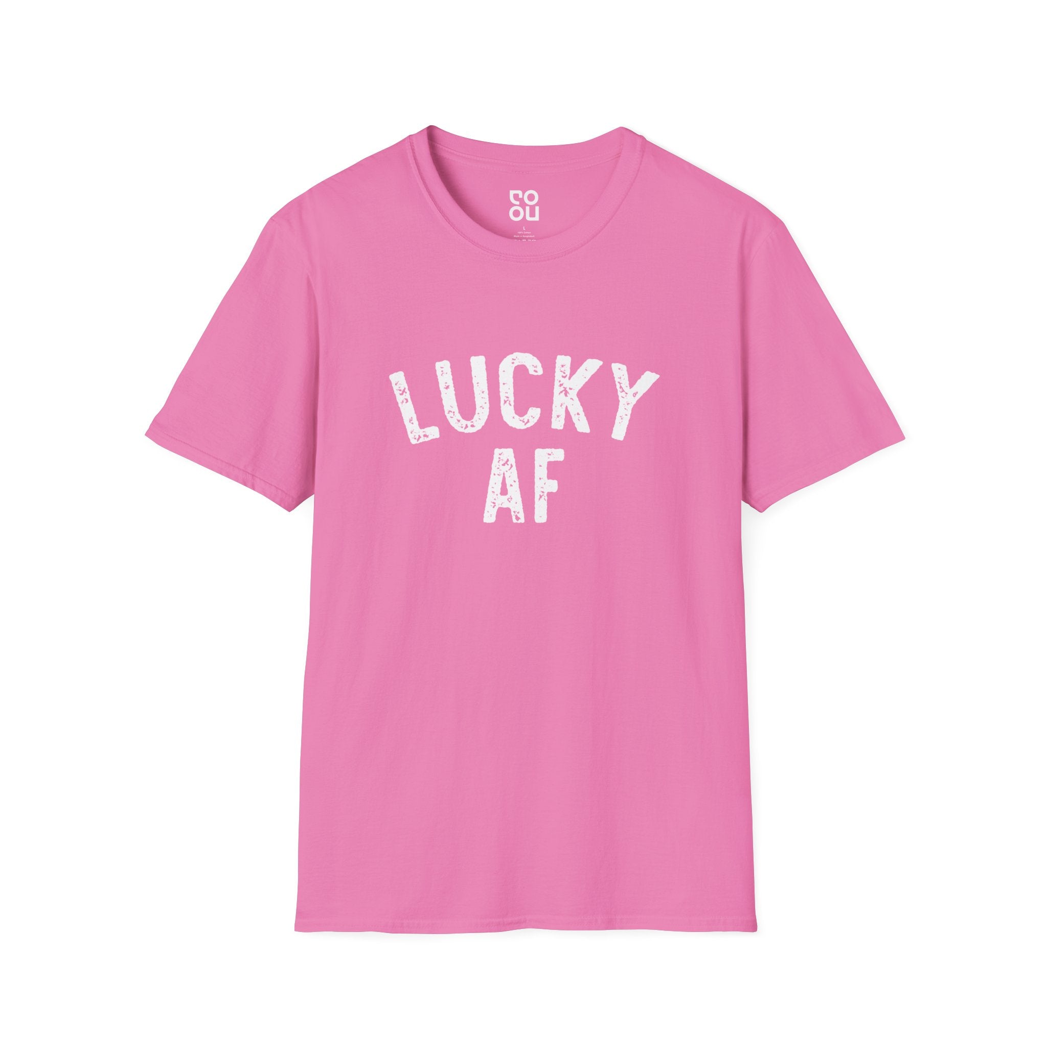 Lucky AF Funny Novelty Sarcastic Best Men's/Unisex T-Shirt