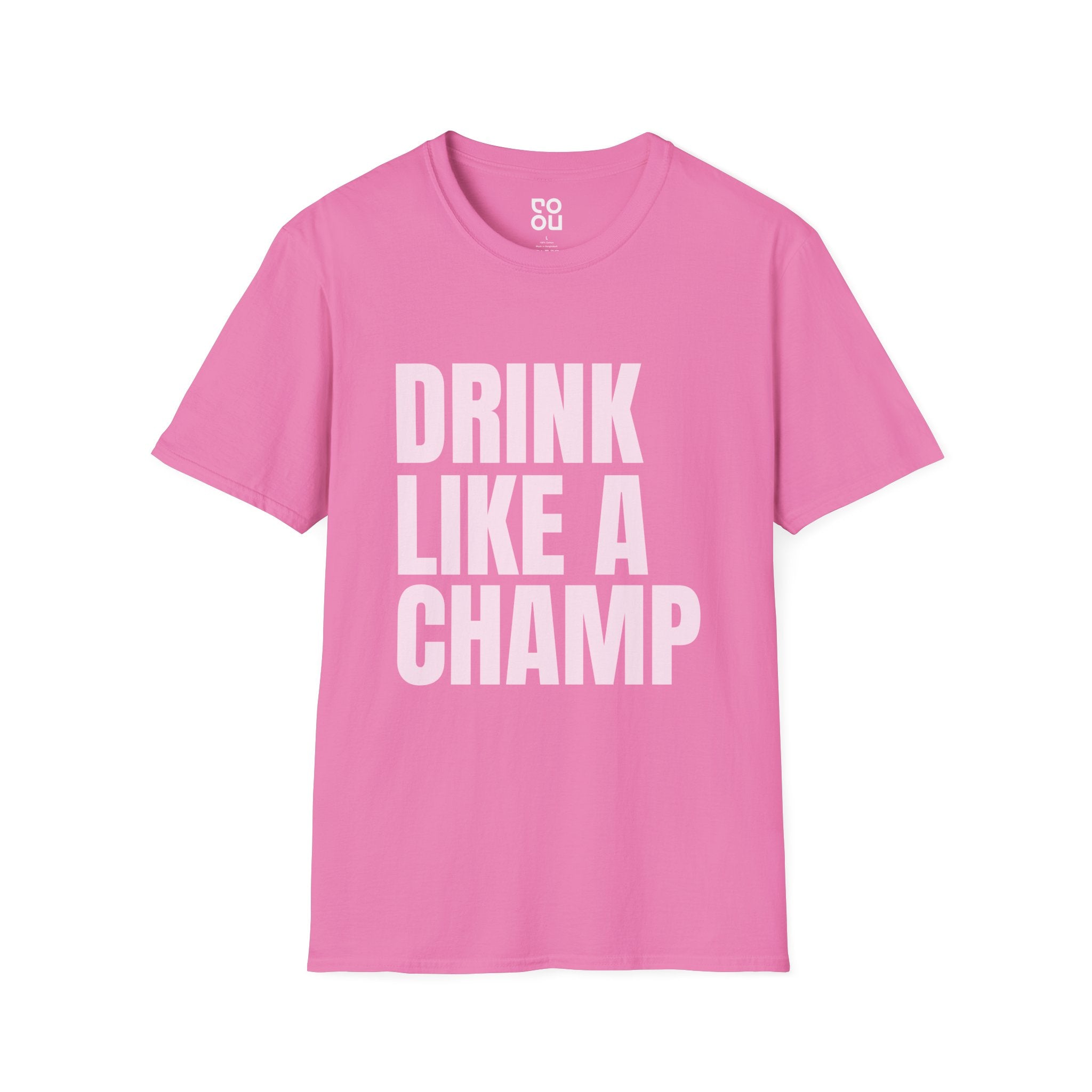 Drink Like A Champion Funny Novelty Sarcastic Men's/Unisex T-Shirt