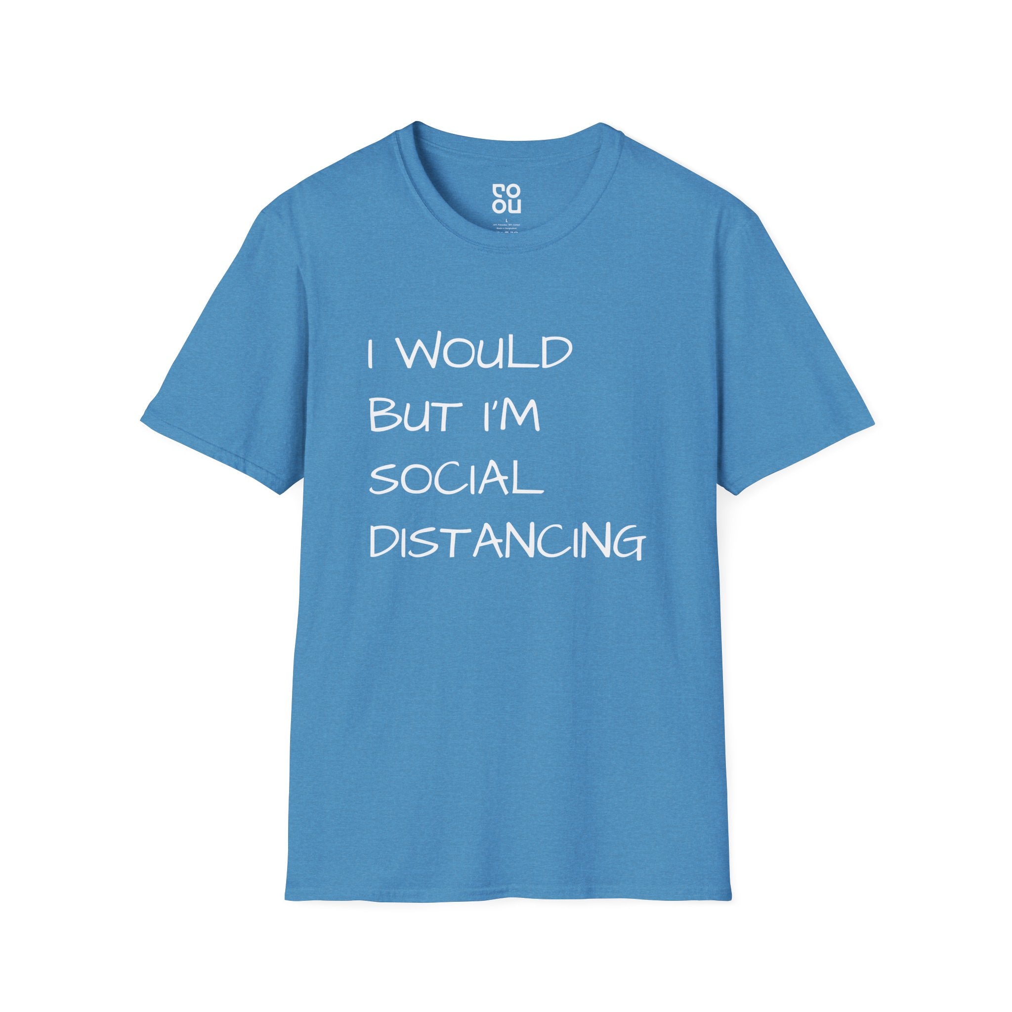 I Would But I'm Social Distancing Funny Men's/Unisex T-Shirt