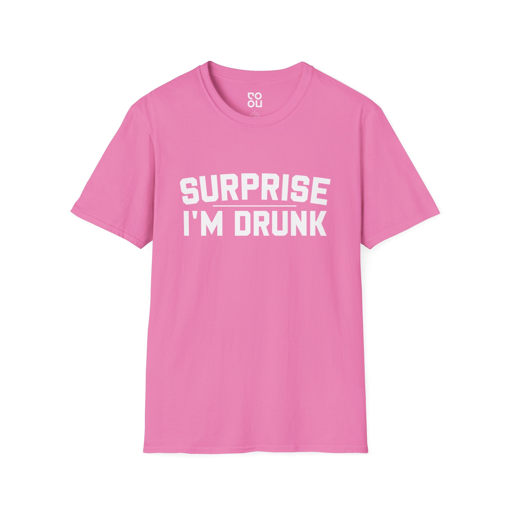 Surprise I'm Drunk Humor Funny Best Sarcastic Men's/Unisex T-Shirt