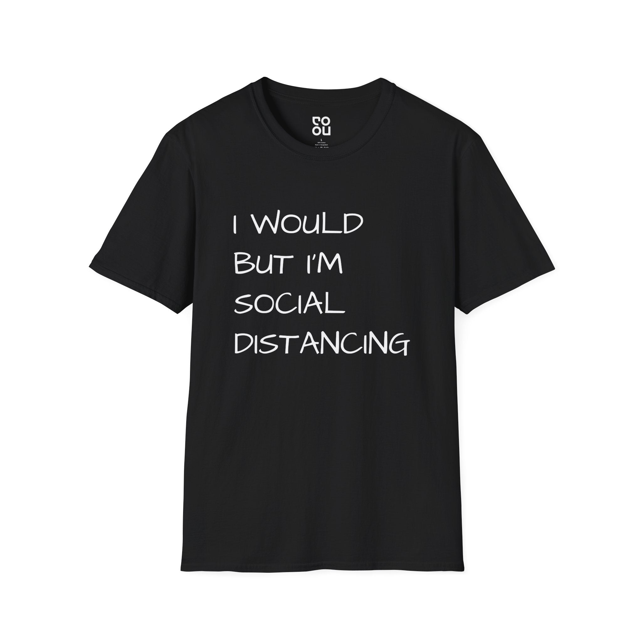 I Would But I'm Social Distancing Funny Men's/Unisex T-Shirt