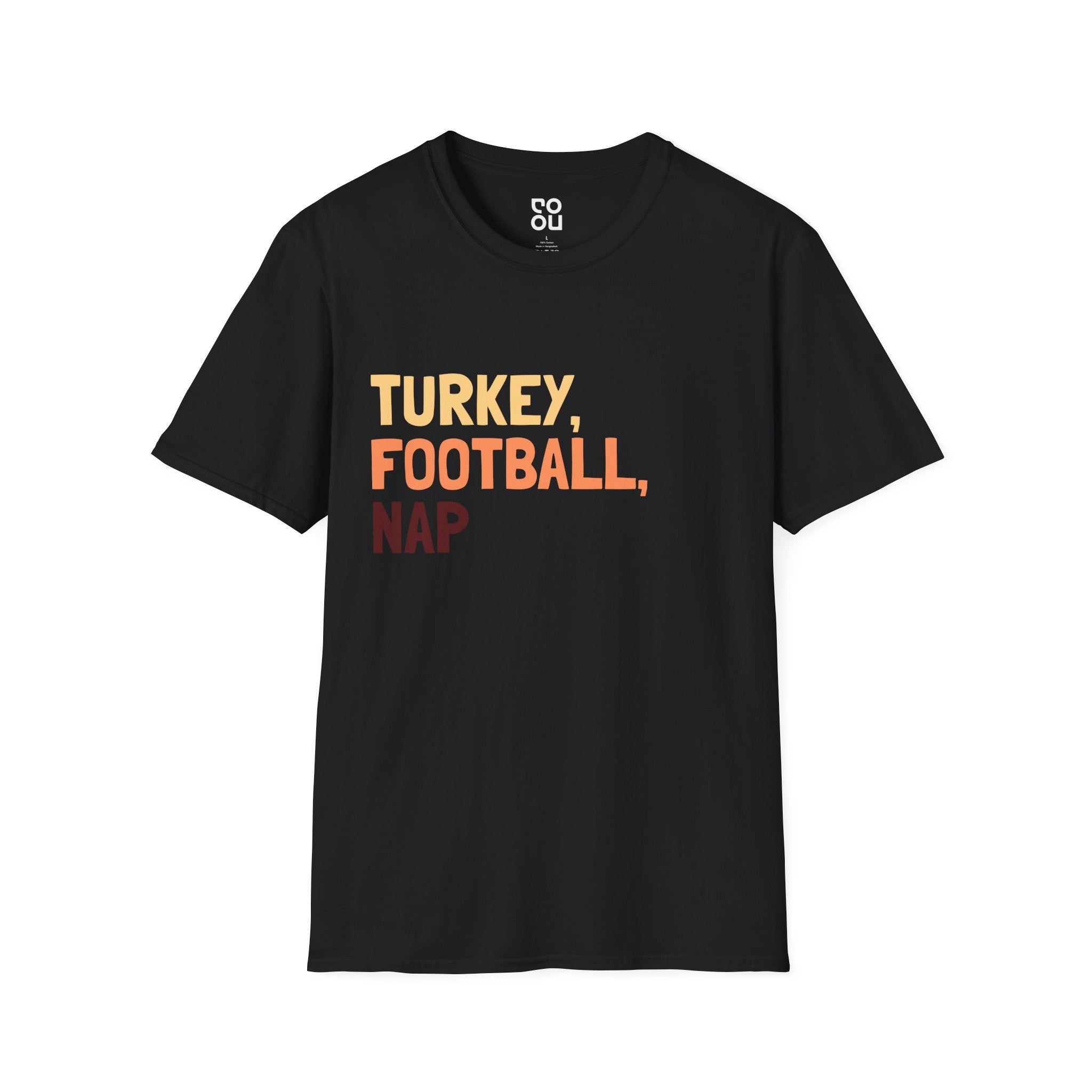 Turkey, Football, Nap Humor Funny Thanksgiving Best Men's/Unisex T-Shirt