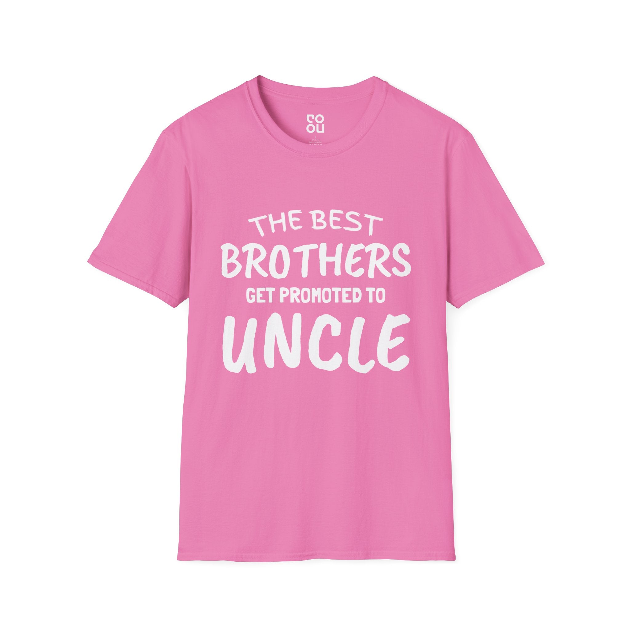 The Best Brothers Get Promoted to Uncle Funny Best Uncle Sarcastic Men's/Unisex T-Shirt