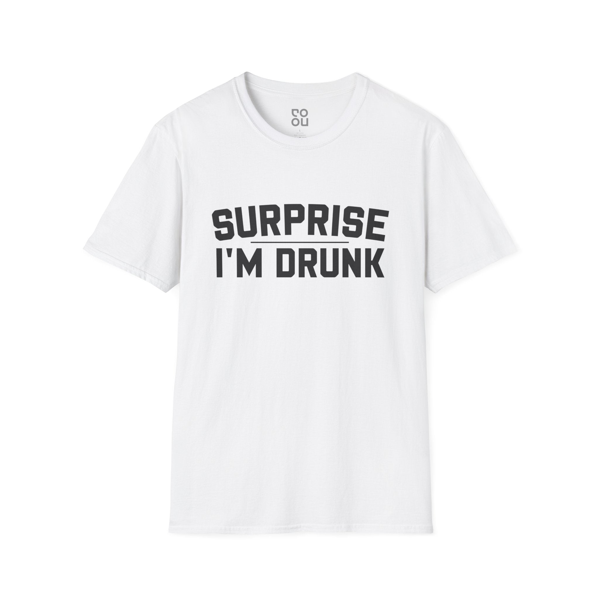 Surprise I'm Drunk Humor Funny Best Sarcastic Men's/Unisex T-Shirt