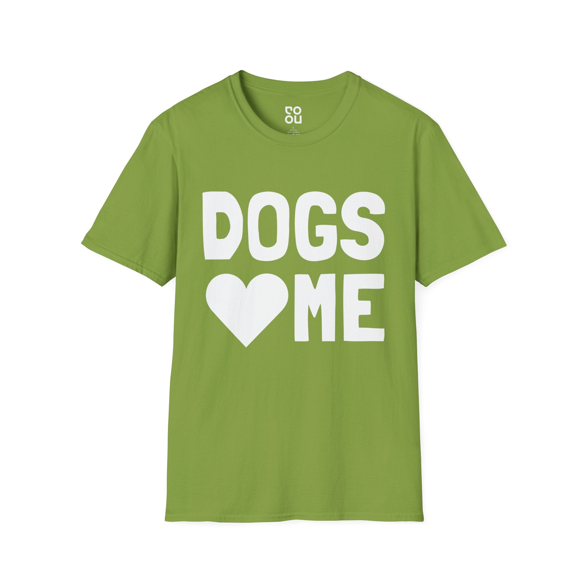 Dogs Love Me Funny Animals Novelty Sarcastic Men's/Unisex T-Shirt