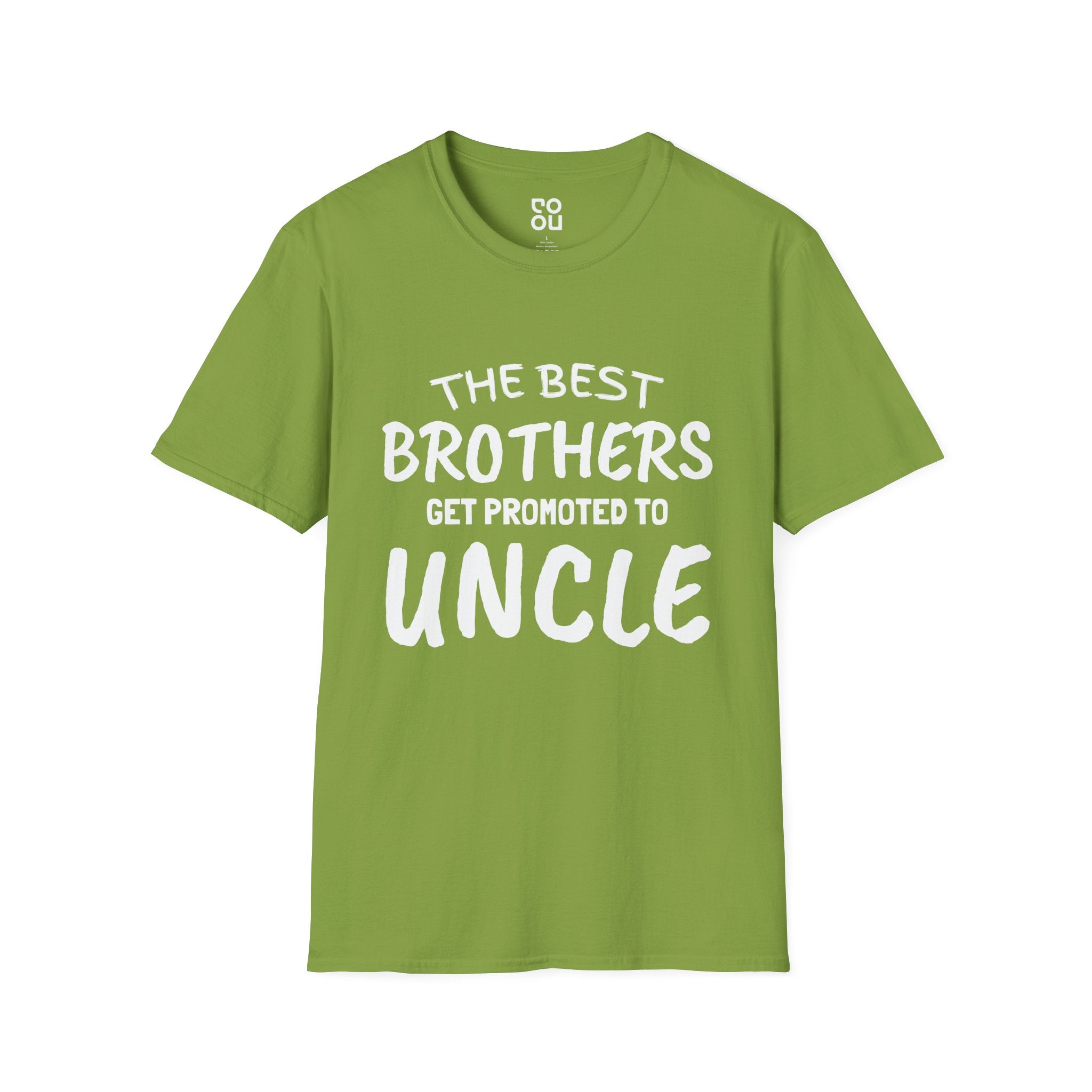 The Best Brothers Get Promoted to Uncle Funny Best Uncle Sarcastic Men's/Unisex T-Shirt