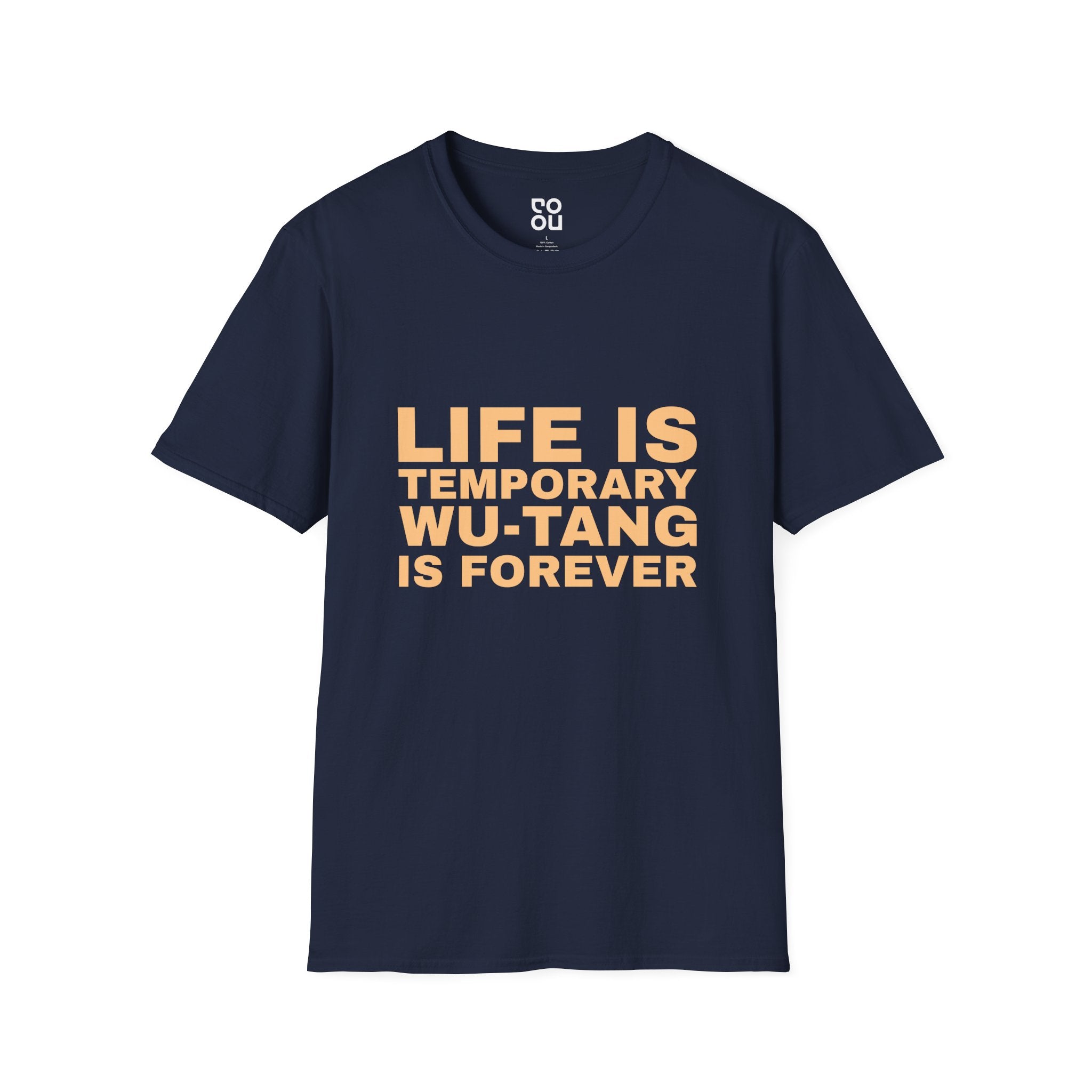 Life Is Temporary Wu-Tang Is Forever Funny Best Sarcastic Men's/Unisex T-Shirt