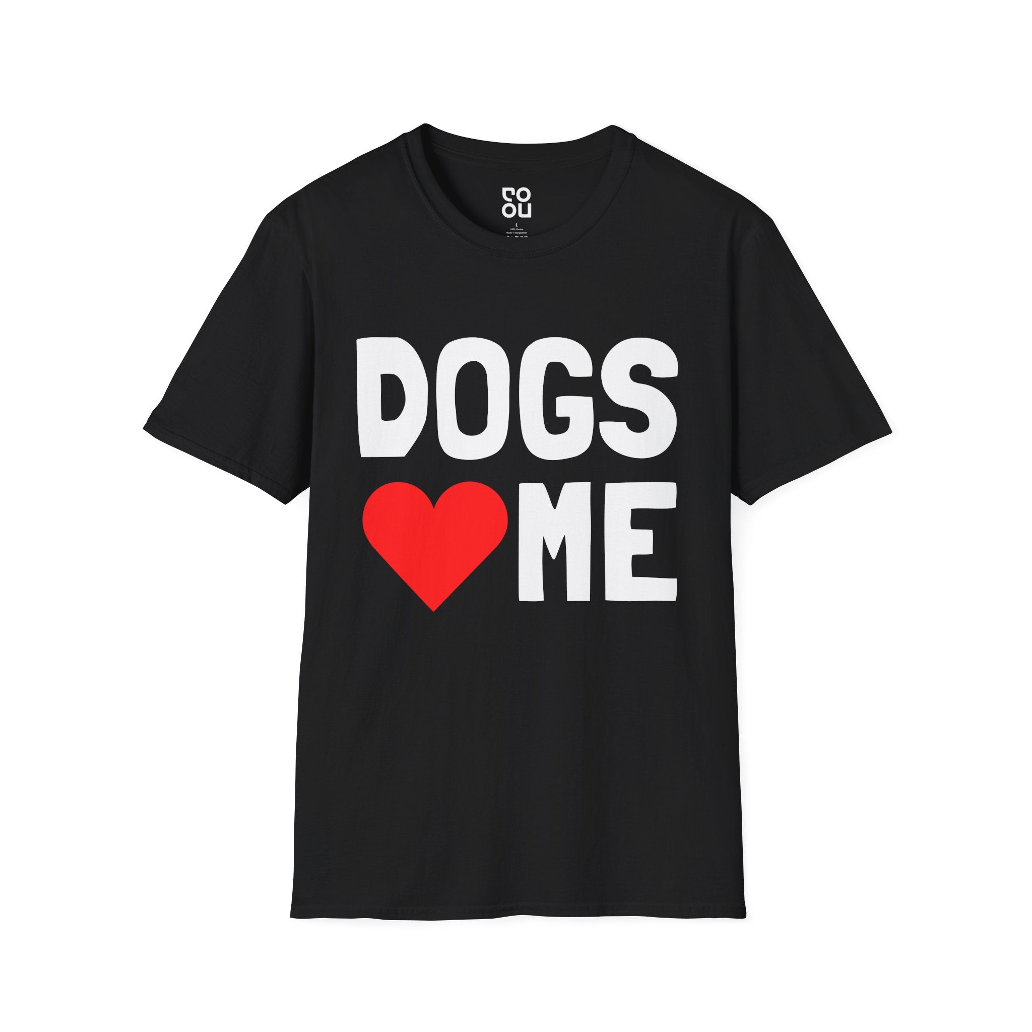 Dogs Love Me Funny Animals Novelty Sarcastic Men's/Unisex T-Shirt