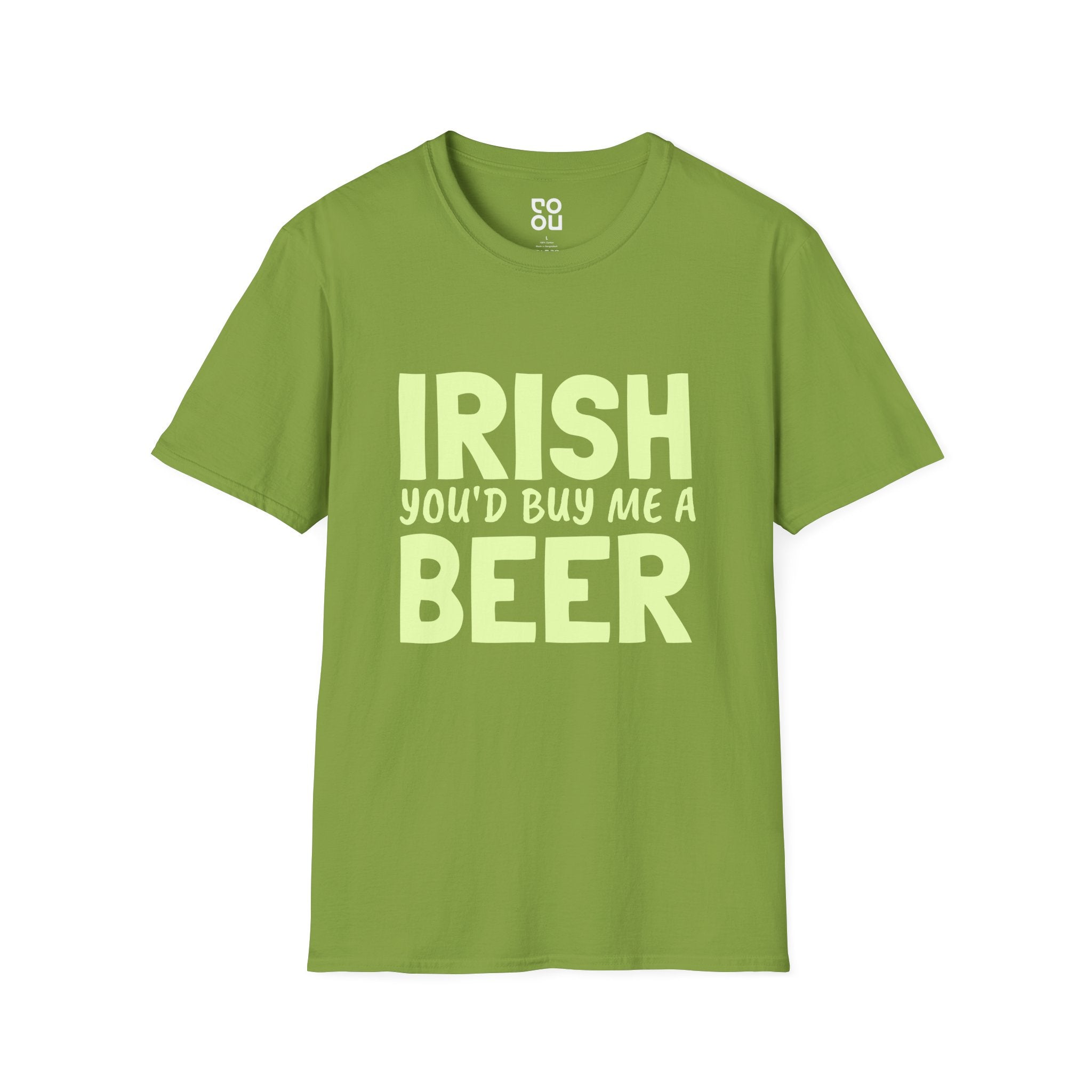 Irish You'd Buy Me A Beer Humor Funny Best Sarcastic Men's/Unisex T-Shirt