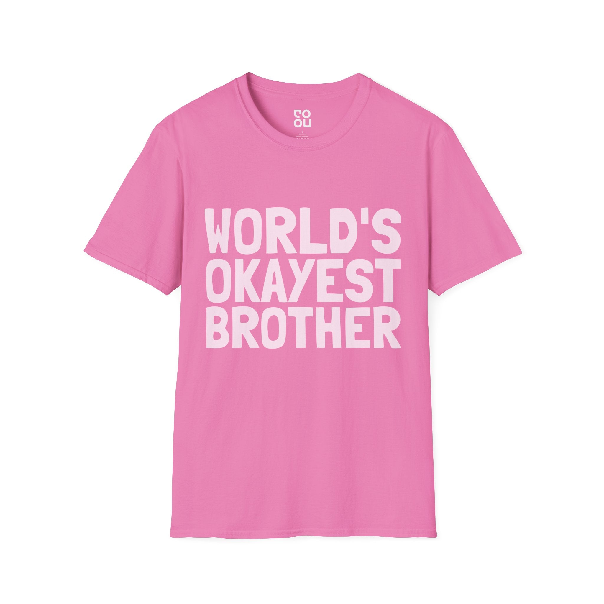 World's Okayest Brother Novelty Sarcastic Men's/Unisex T-Shirt